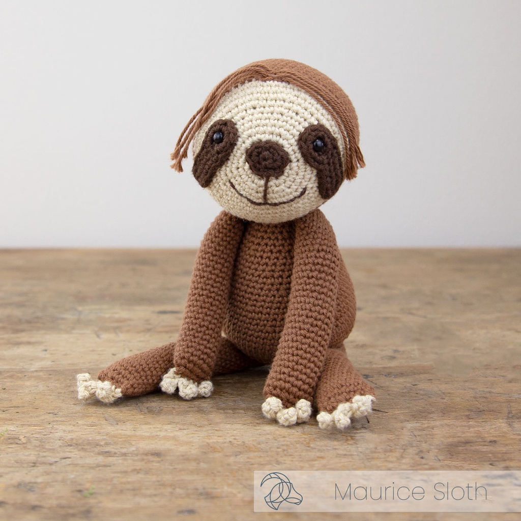 Maurice Sloth Crochet Kit - DIY Amigurumi Sloth | Hardicraft